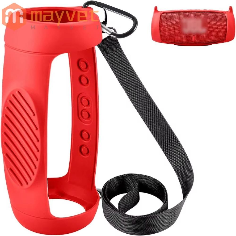 Capa De Silicone MAYVET Para Charge 5 , À Prova D'água Com Mosquetão E Alça De Ombro em Oferta na Shopee