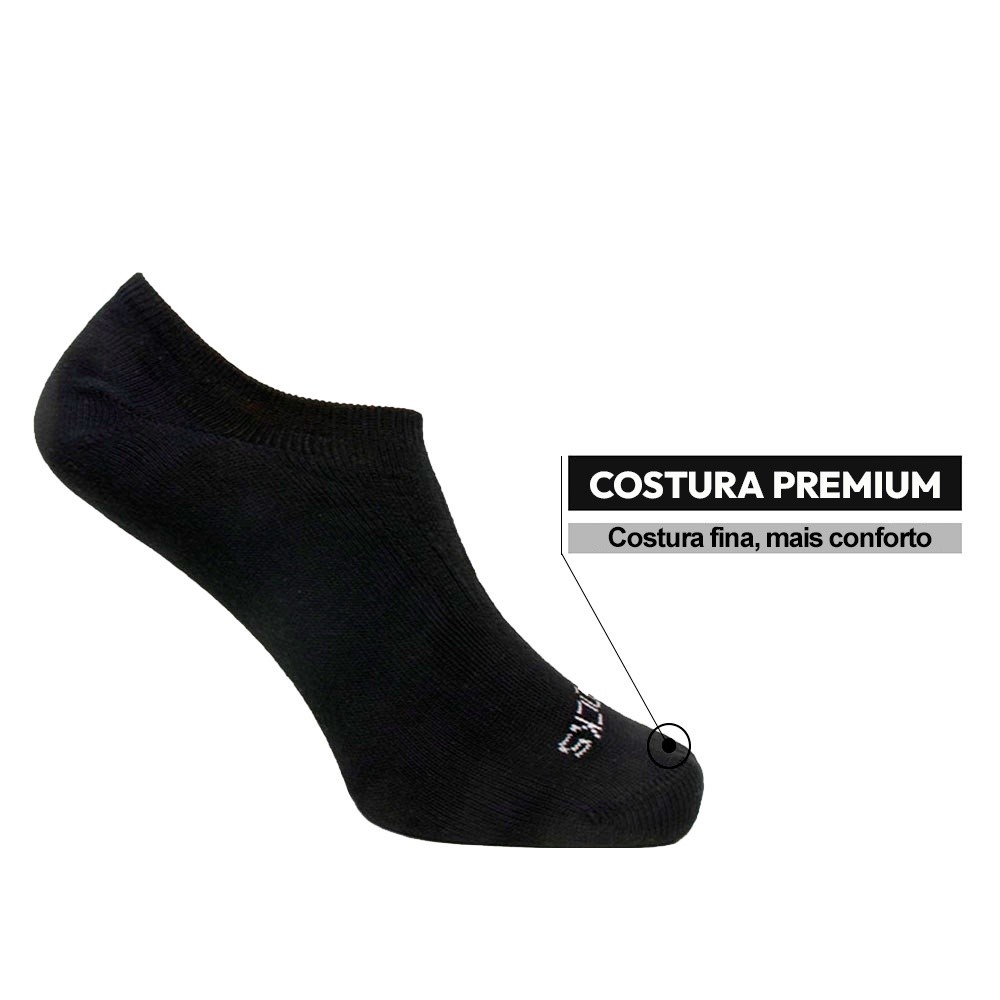 Meia Adulto Cano Médios Ted Socks em Oferta na Shopee