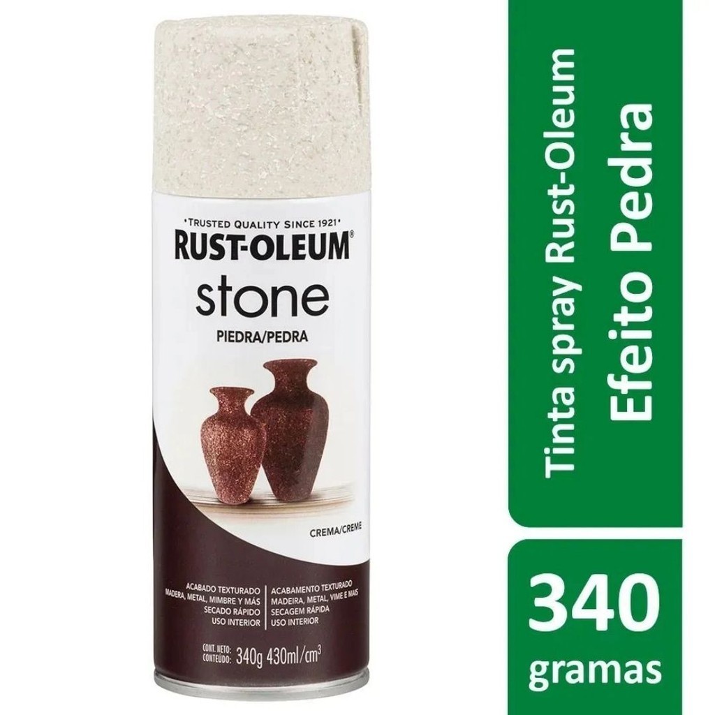 Spray Efeito Pedra Creme 340g Rust Oleum