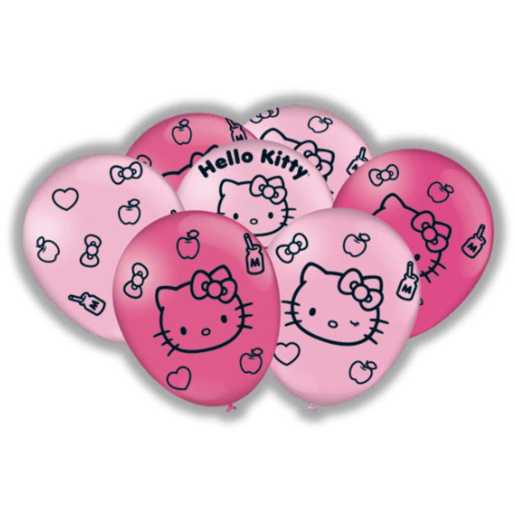 25~125  BALAO HELLO KITTY ROSA N°9  FESTCOLOR em Oferta na Shopee