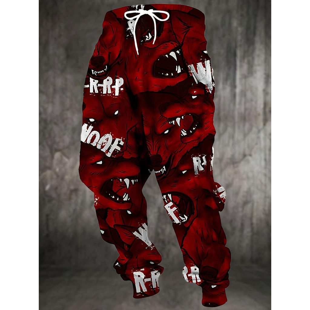 Tendência Masculina Nova Outono 3D Impressa Calças De Moda digital De Alta Qualidade , Apresenta Corrida Ao Ar Livre