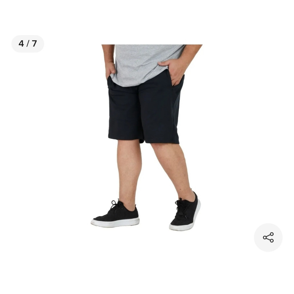 Bermuda de Moletom Masculina Short Academia Treino Corrida Lisa.