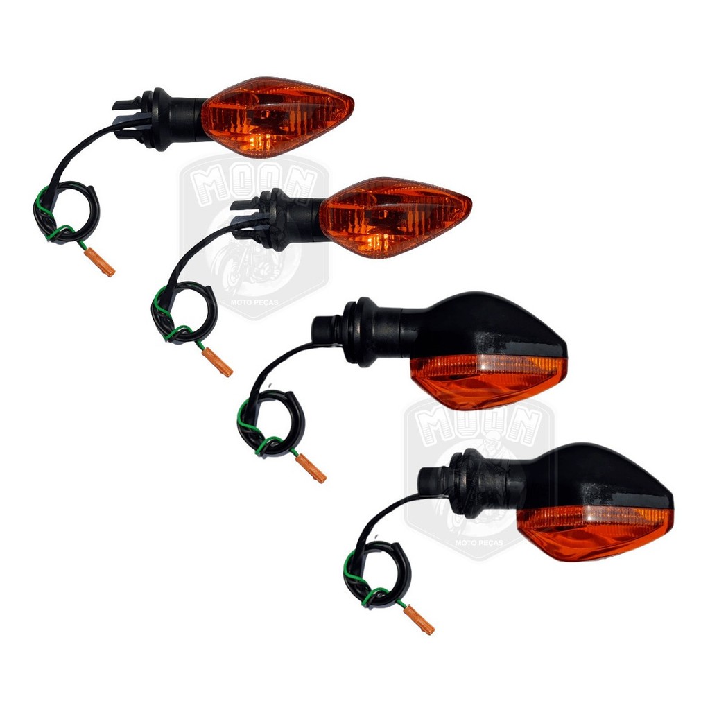 Pisca Da 160 2014 Adiante Gvs Metalizado Lente Laranja 4 Uni em Oferta na Shopee