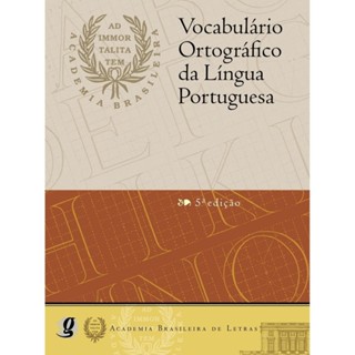 Vocabulário ortográfico da língua portuguesa volp em Oferta na Shopee