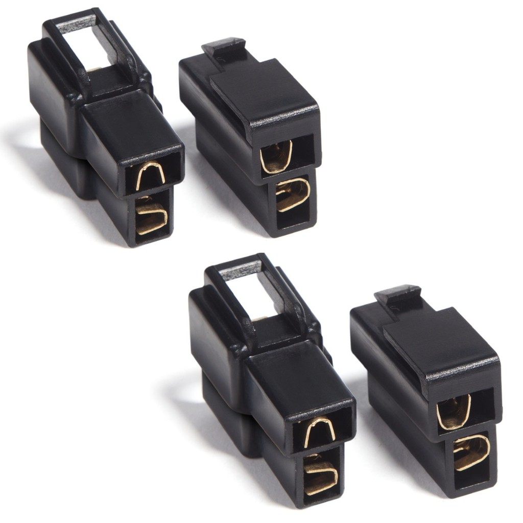 Kit 2 Conectores 2 Vias Com Trava Technoise Som Automotivo