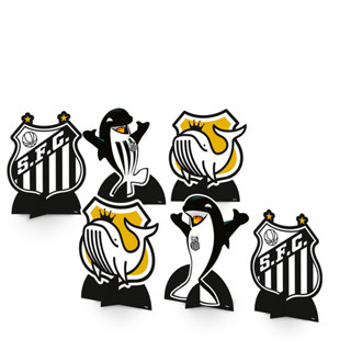 6 Display de mesa Festa Santos Aniversário Decoração 19cm em Oferta na Shopee