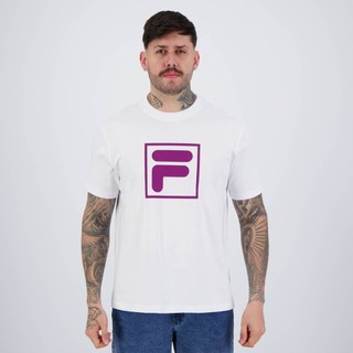 Camiseta Fila DNA F-Box Branco em Oferta na Shopee
