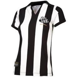 Camisa Santos Bi Mundial Retrô Listrada 62/63 Feminina Oficial