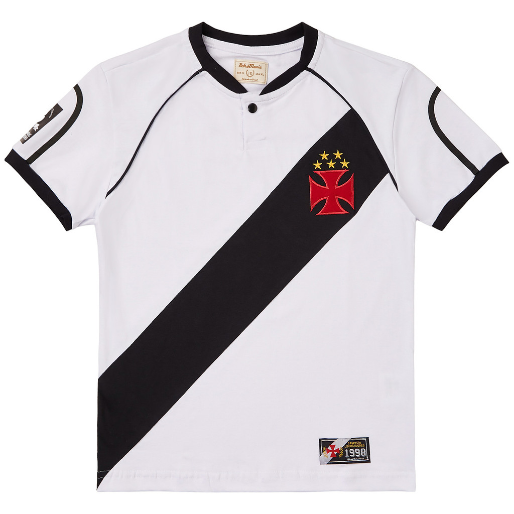 Camisa Vasco da Gama Retrô 1998 Libertadores Juvenil Infantil Oficial em Oferta na Shopee