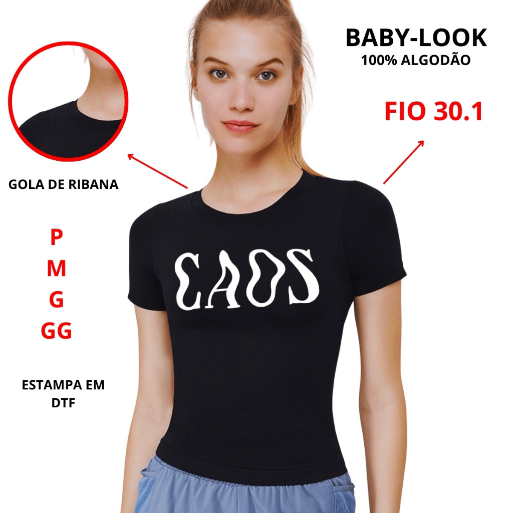 Camiseta Baby look Femenina 100%Algodão Envio Rapido Lançamento Novo Macia e Confortavel Femenino Unissex Desenhos Anime Animação Roupa Camisa Estilosa