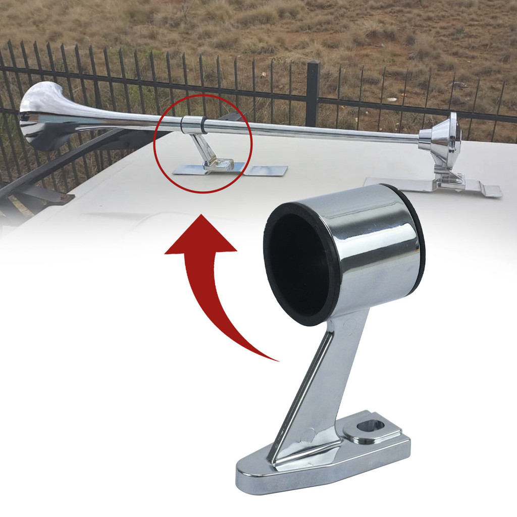 Suporte Corneta Buzina Marítima 74cm Fixação Caminhão Premium em Oferta na Shopee