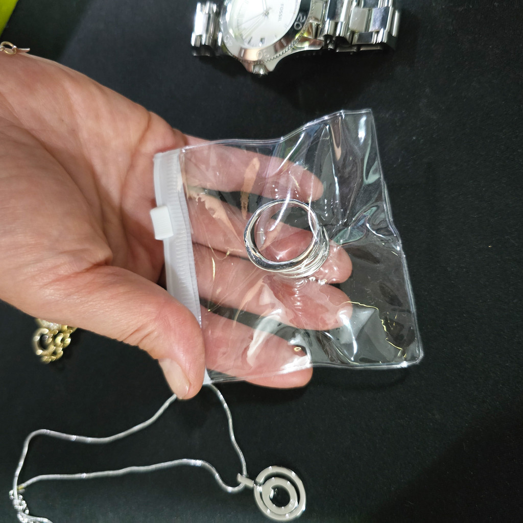 Saco Zip PVC 8x8 cm Incolor Transparente 50 unidades em Oferta na Shopee