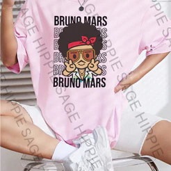 Camisa Camiseta Bruno Mars Cantor Desenho Fofinho In Brazil Unissex