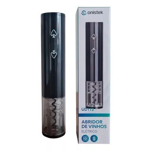 Abridor De Vinho Elétrico Saca Rolha Antiderrapante ON-UD112