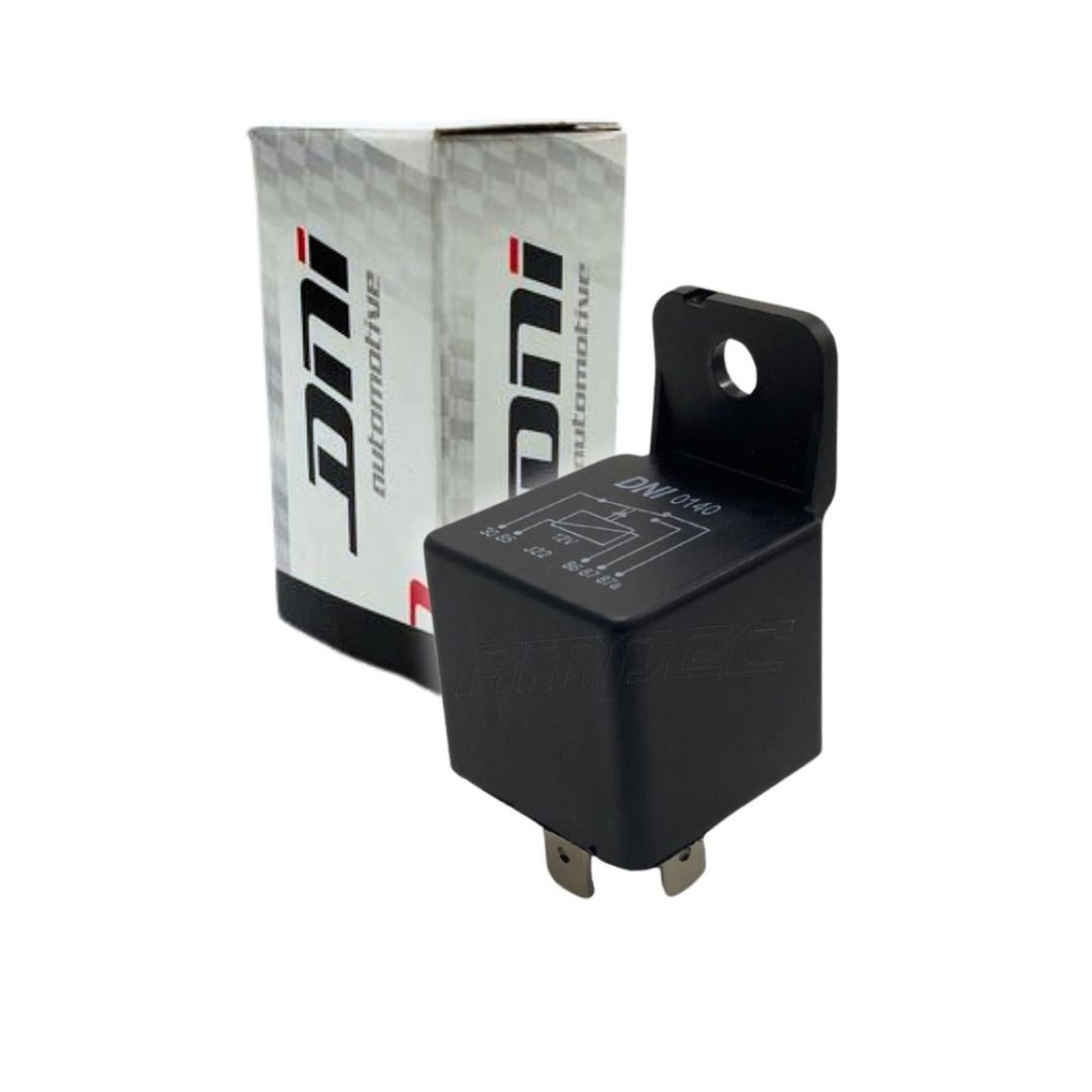 Rele Auxiliar Universal Reversor 12V 40a 5 Terminais DNI0140 - Spare Parts and Accessories for Vehicles