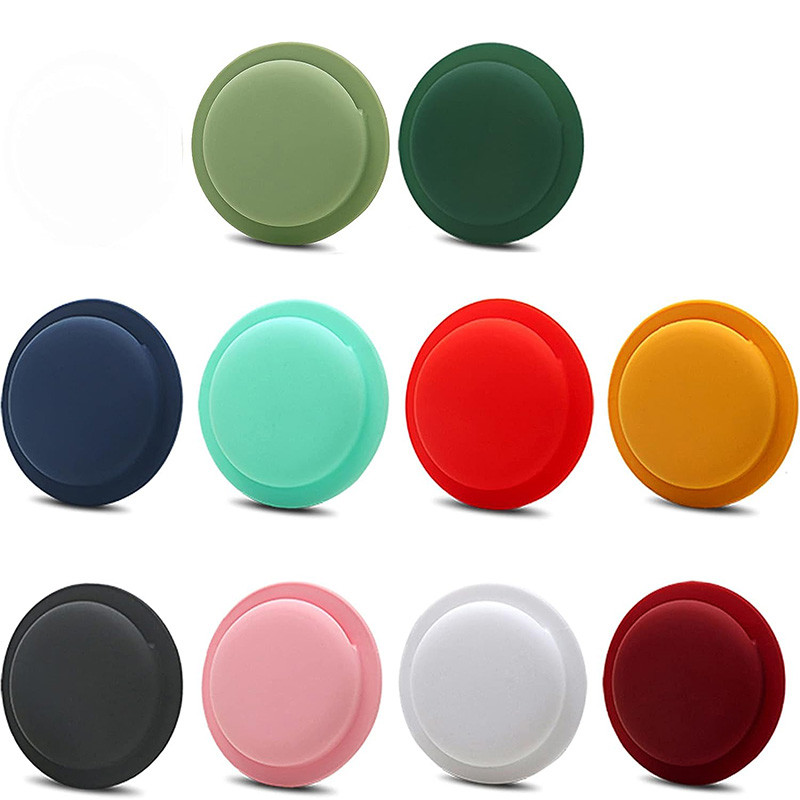 Capa De Silicone Para AirTags , Com Fita Adesiva Rastreador Anti-Perda , Suporte De Manga AirTag
