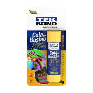 Cola em bastão escolar 40g - blíster - tekbond em Oferta na Shopee