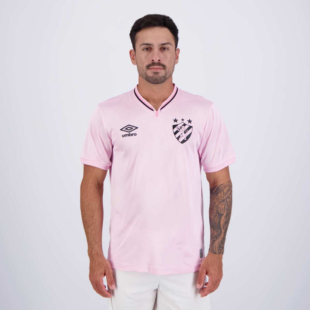 Camisa Umbro Sport Recife Outubro Rosa 2024 em Oferta na Shopee
