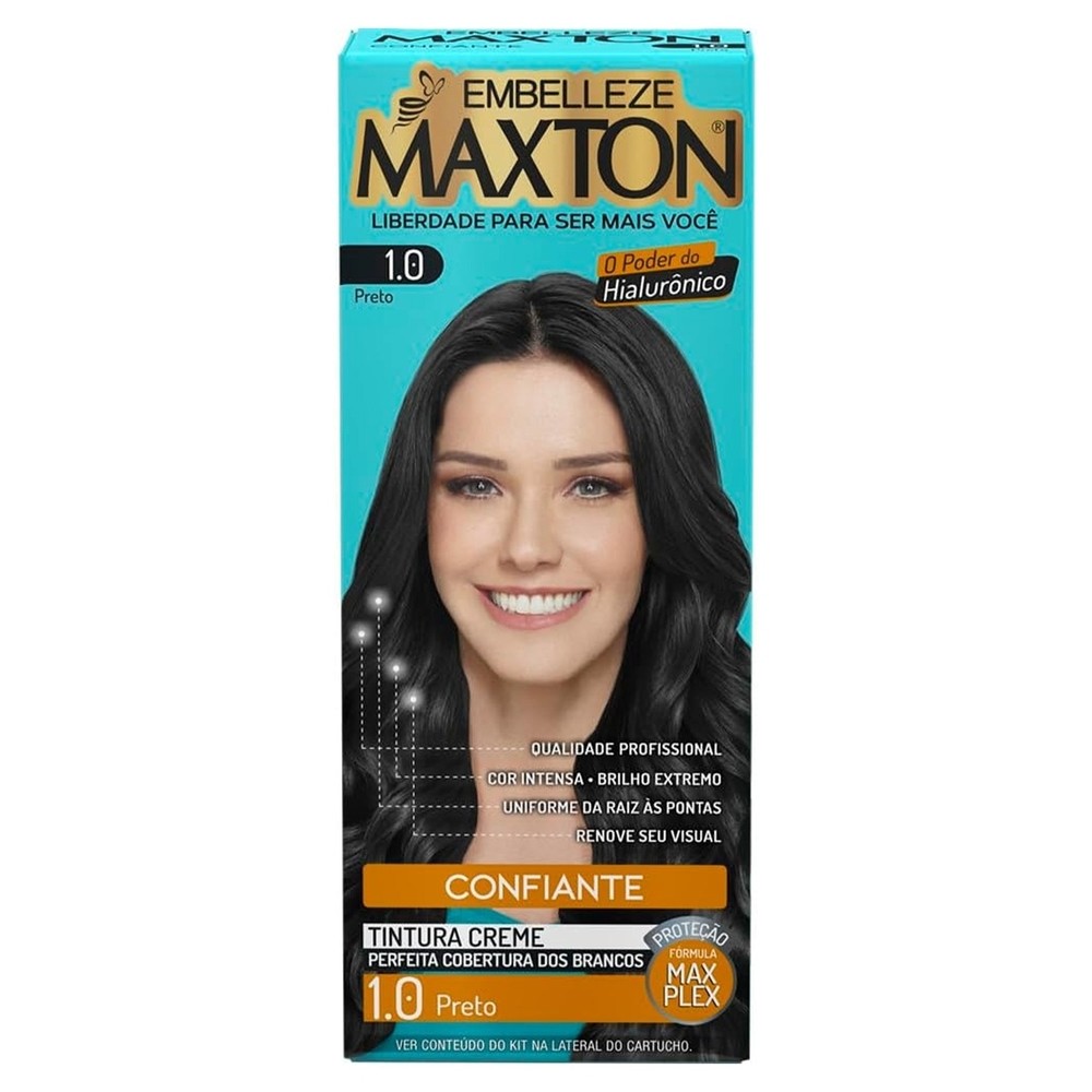 Tinta Maxton Preto 1.0 - Beauty