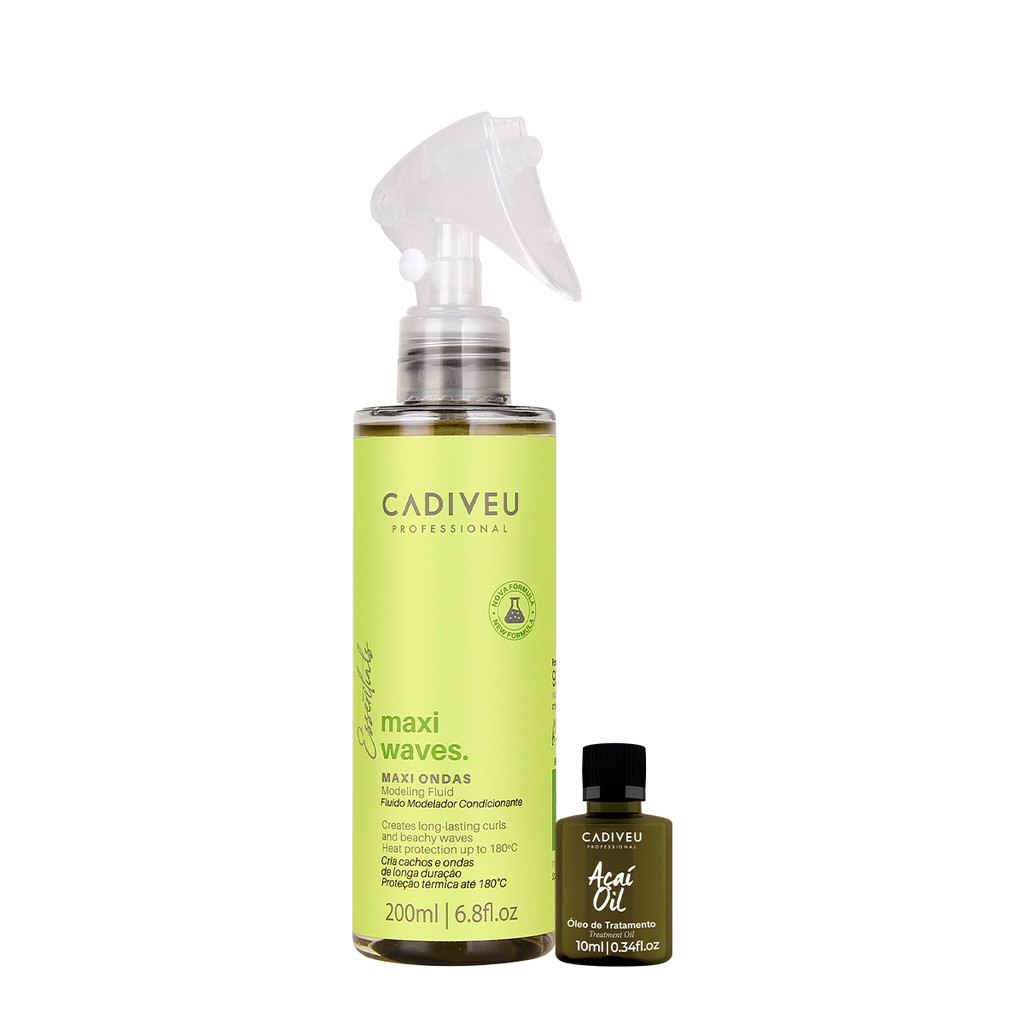 Kit Cadiveu Professional Essentials Maxi Ondas e Açaí Oil (2 produtos)