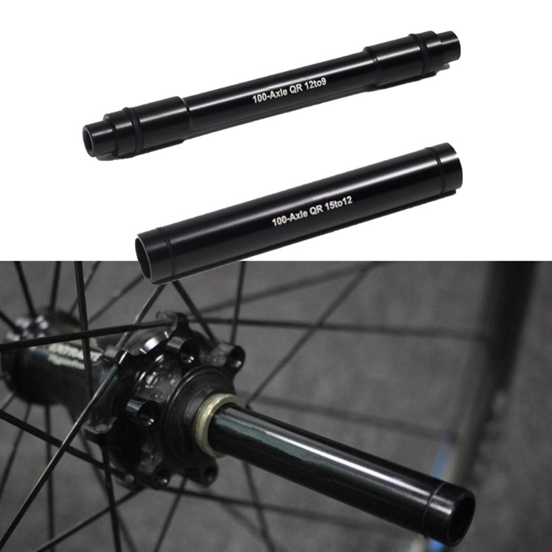 Ace Ligas De Alumínio Roda Dianteira Da Bicicleta Através Do Adaptador De Eixos 15 A 12 12 9