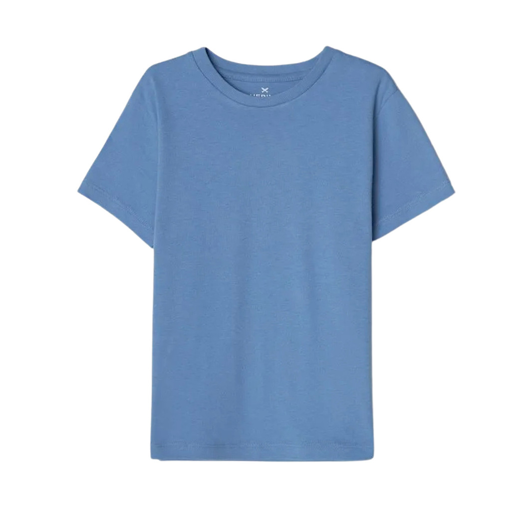 Camiseta Infantil Hering Básica Azul Claro