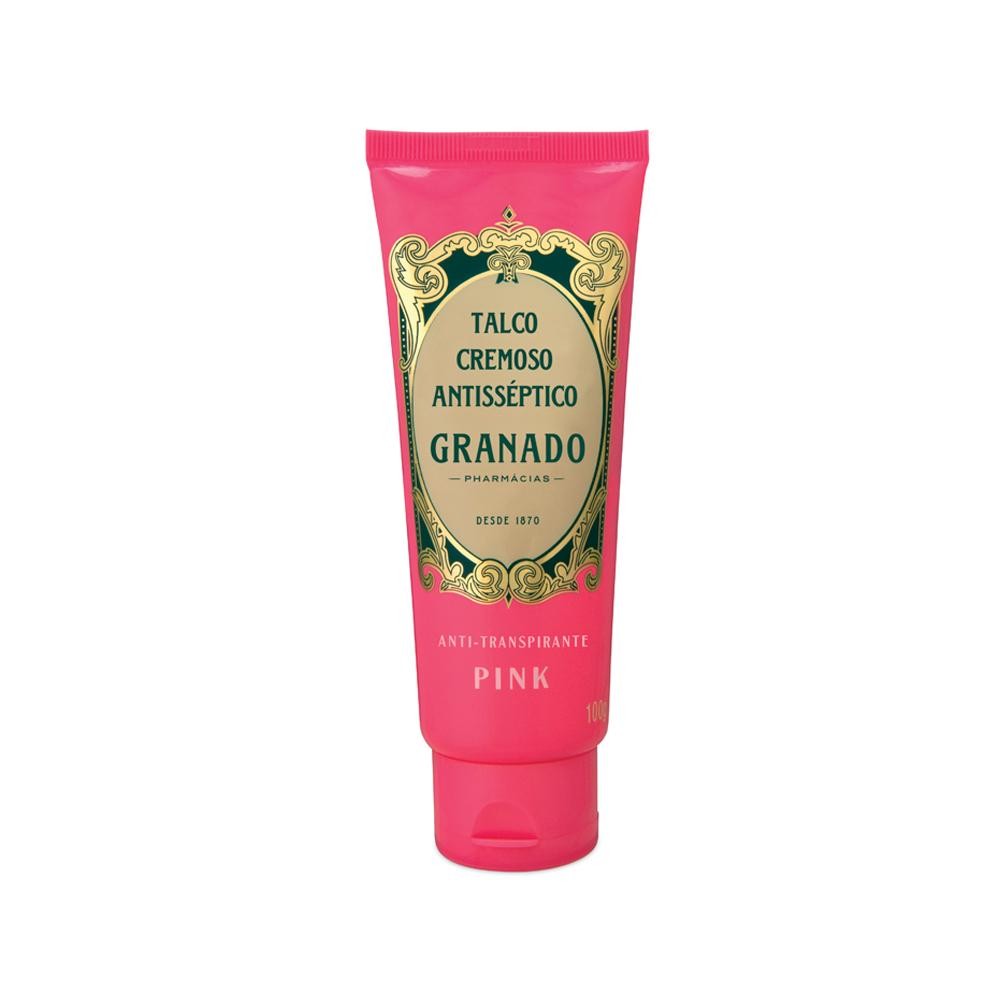 Granado Talco Cremoso Antisséptico Pink 100g em Oferta na Shopee