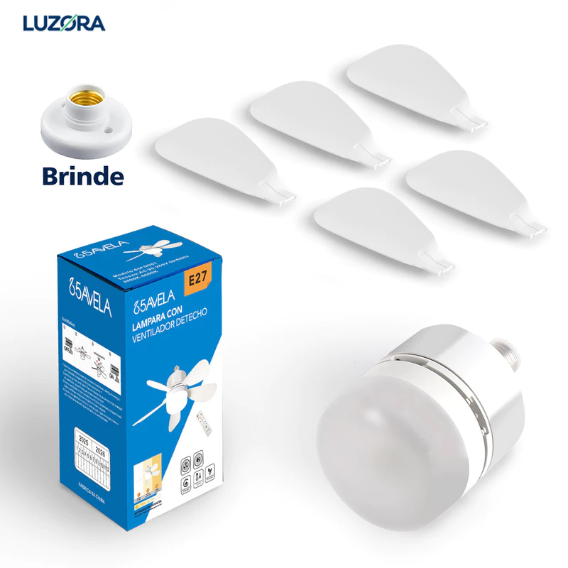 Ventilador de Teto com Luz LED Bivolt e Controle Remoto — foto 6