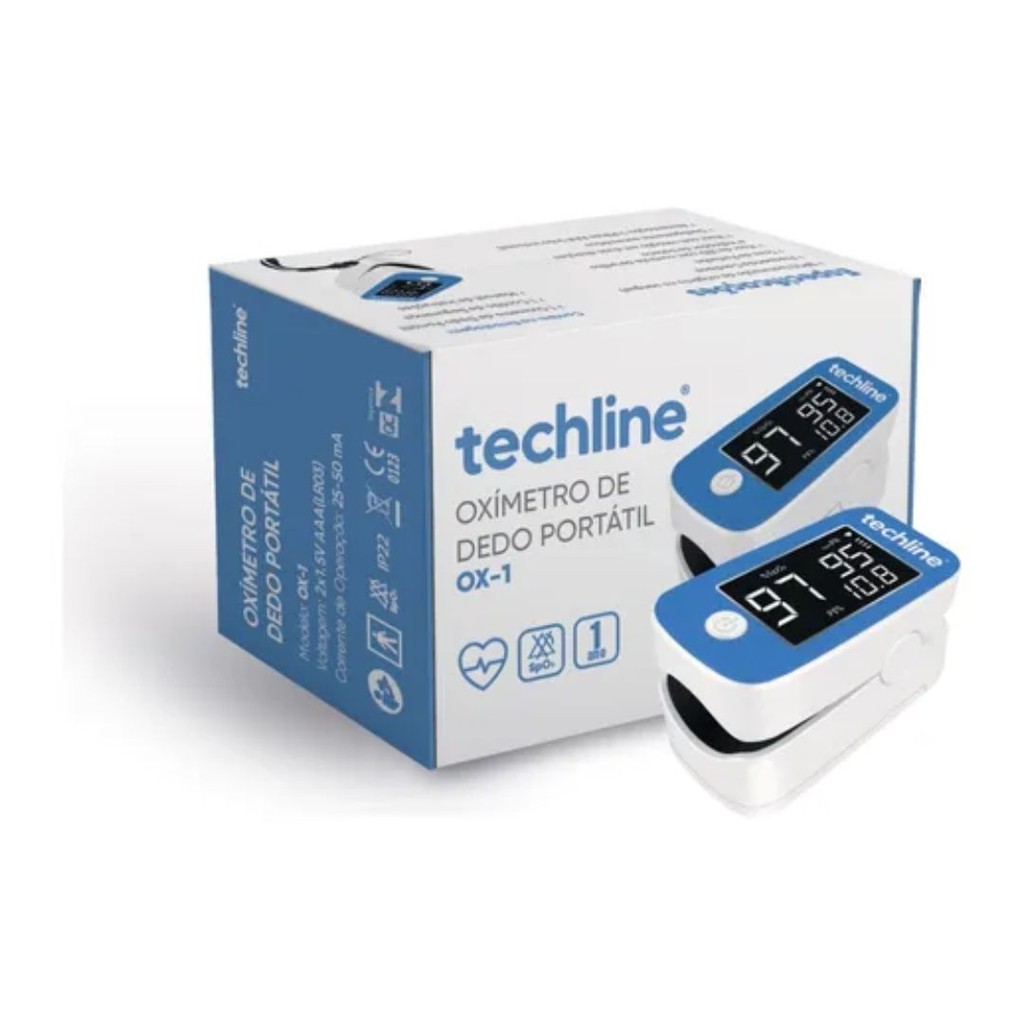 Oxímetro De Pulso Ox-1 Techline - Health