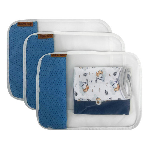 Kit 3 Saquinhos Maternidade Multiuso Organizador Trocas Azul em Oferta na Shopee