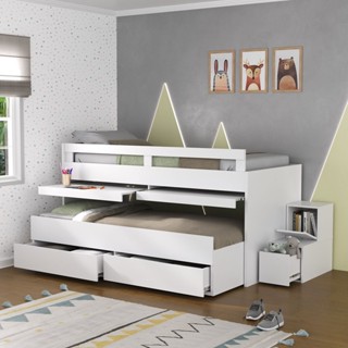 Beliche Infantil com Escrivaninha 2 Gavetas MDF em Oferta na Shopee