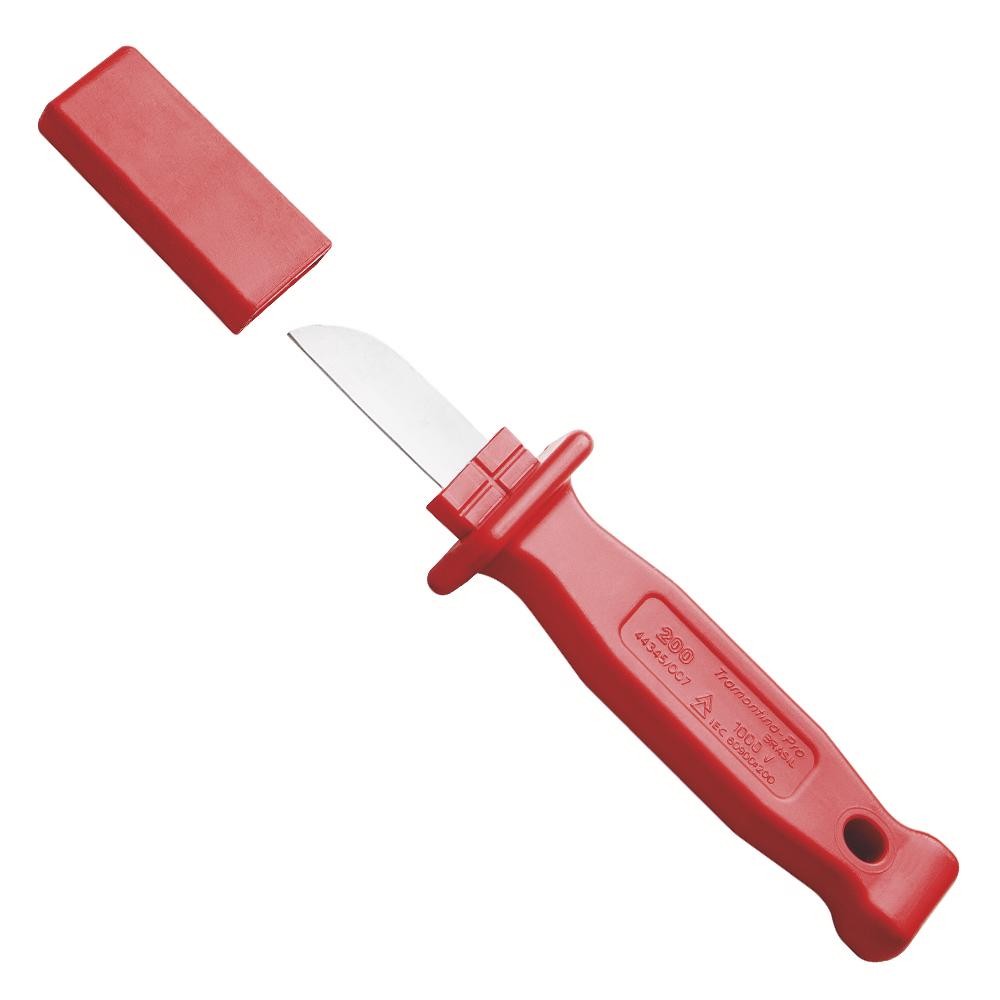 Faca Reta Desencapadora Isolada IEC 60900 7'' (44345/007) Tramontina Pro em Oferta na Shopee