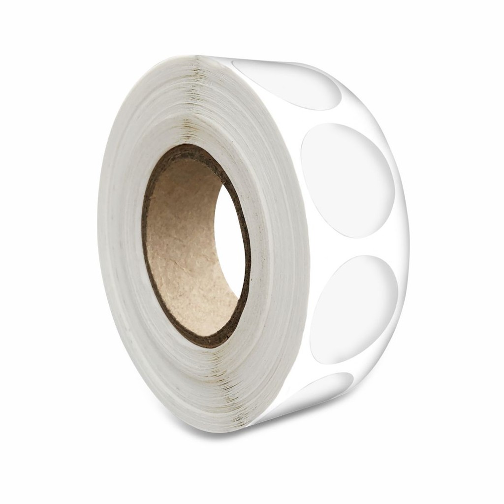 Obreia Adesiva Alvo P/ Tiro 23mm 2000 Unidades Preto Branco
