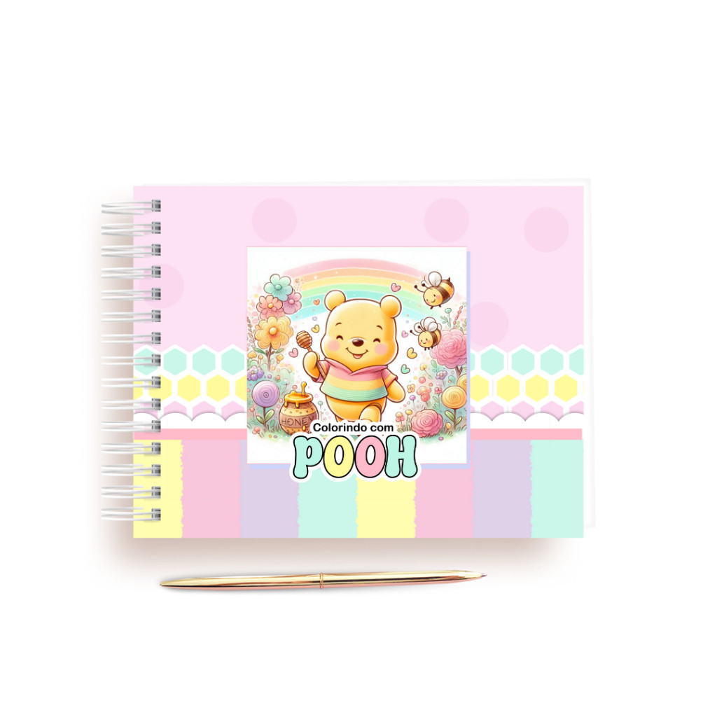 LIVRO DE COLORIR URSINHO FOFO E AMIGOS DO BOSQUE PERSONALIZADO COM NOME – ENVIO IMEDIATO | CAPA DURA