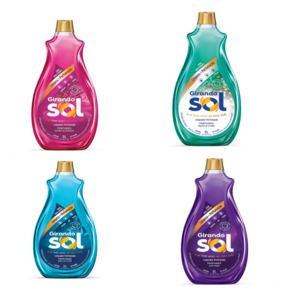 Limpador Perfumado 2 Litros Girando Sol