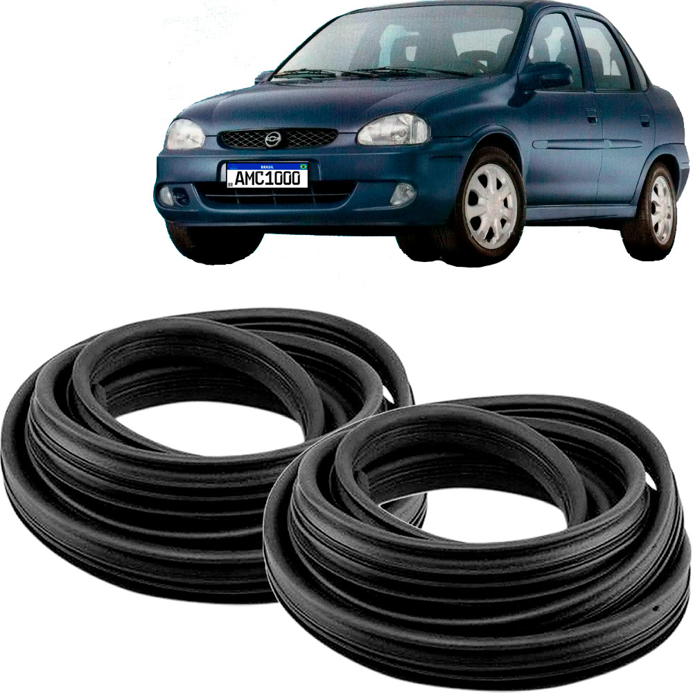 Par Guarnição Porta Corsa Sedan 1991 a 2001 Dianteiro