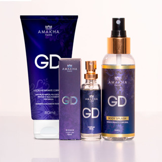 Kit Feminino GD: Perfume 15ml + Body Splash + Hidratante | Amakha Paris em Oferta na Shopee