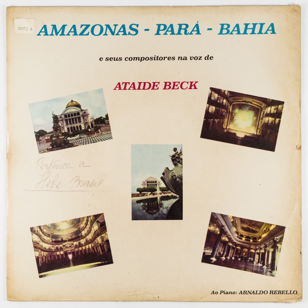 Disco Ataide Beck Arnaldo Rebello Autografado Amazonas D54