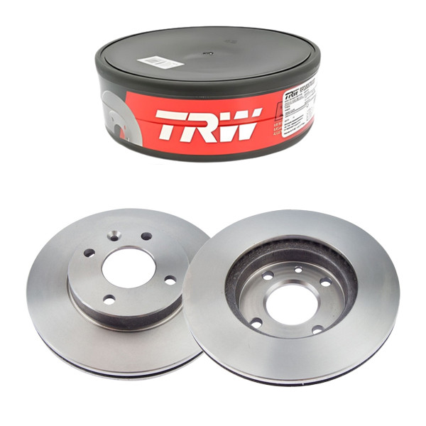Par Disco de Freio Ventilado Prisma 1.0 1.4 8v 2013 a 2019 TRW em Oferta na Shopee