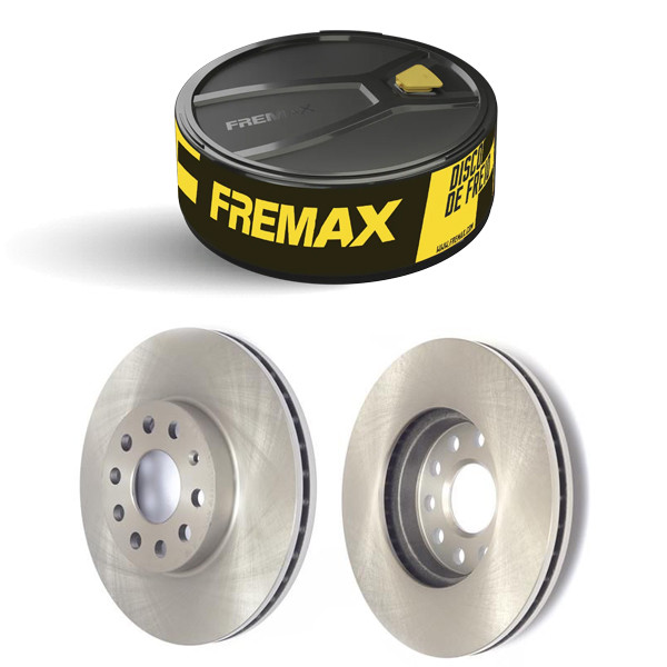 Par Disco de Freio Ventilado Honda CITY CIVIC FIT Fremax em Oferta na Shopee