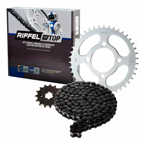Kit Tração Relação Transmissão Cb 300 2009 À 2015 Com Retentor Original Riffel