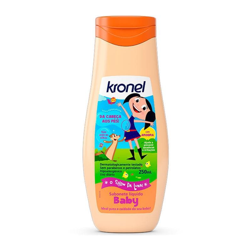 Sabonete Líquido Baby Kronel O Show da Luna 250ml em Oferta na Shopee