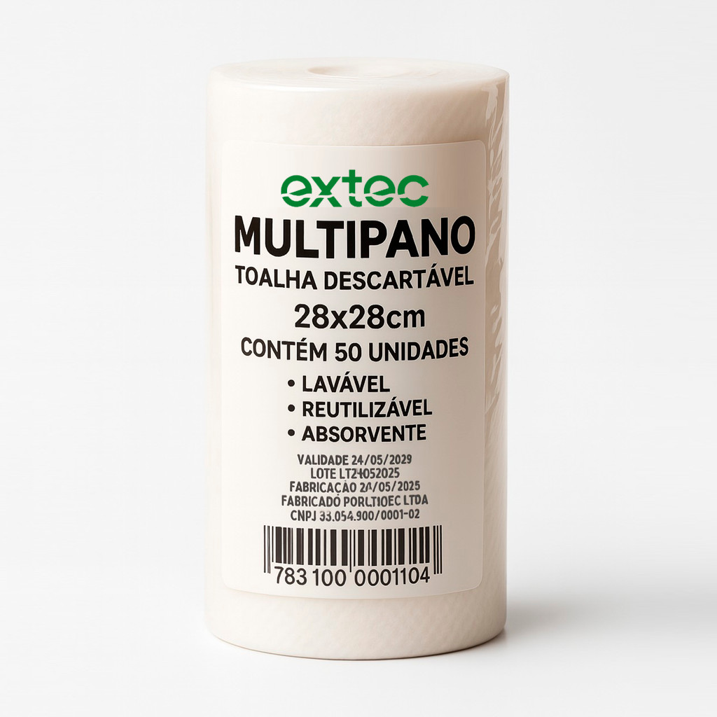 50Un Toalhas Descartáveis Rolo 28 x 28  Multipano Wiper Limpeza Reutilizável Lavável Absorvente