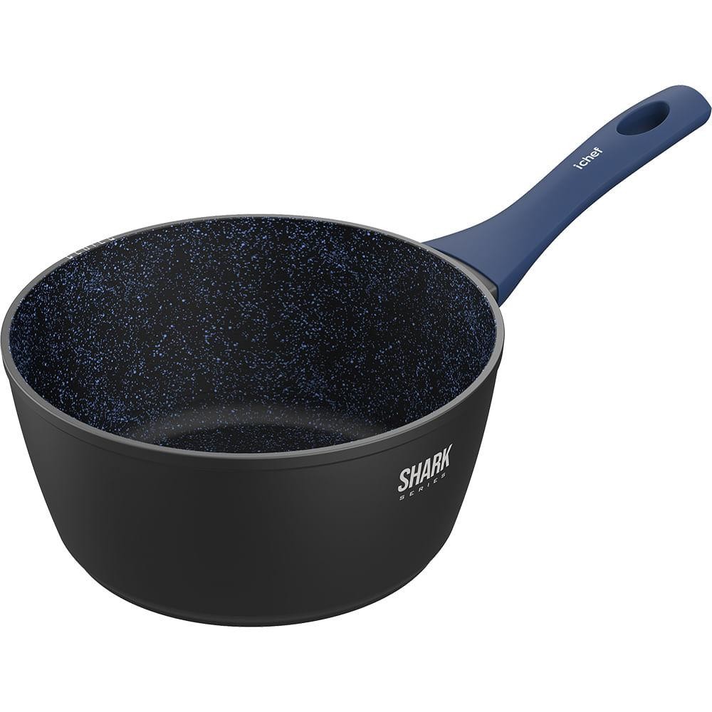 Panela Polishop Ichef Home Sauce Shark Series Azul 20cm em Oferta na Shopee