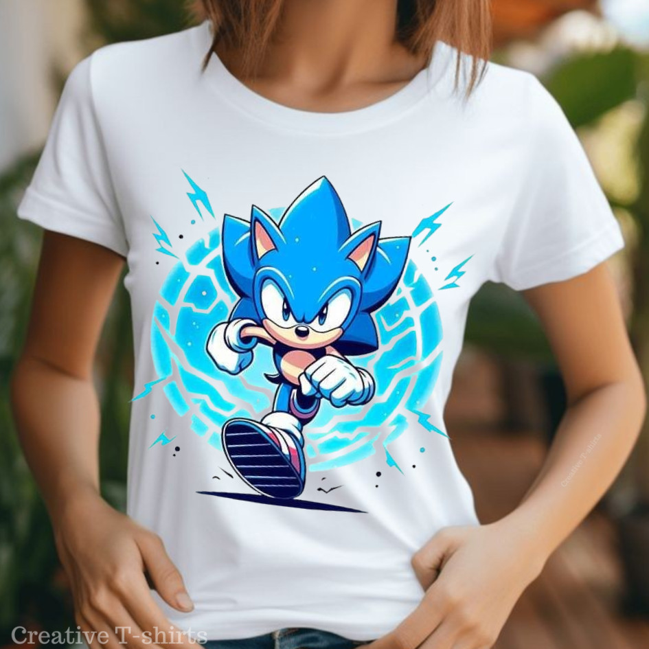 Top Camisa Estampada Sonic: Blusas Femininas, Masculinas e Camisetas Infantis. Estampas Exclusivas! Envio Rapido