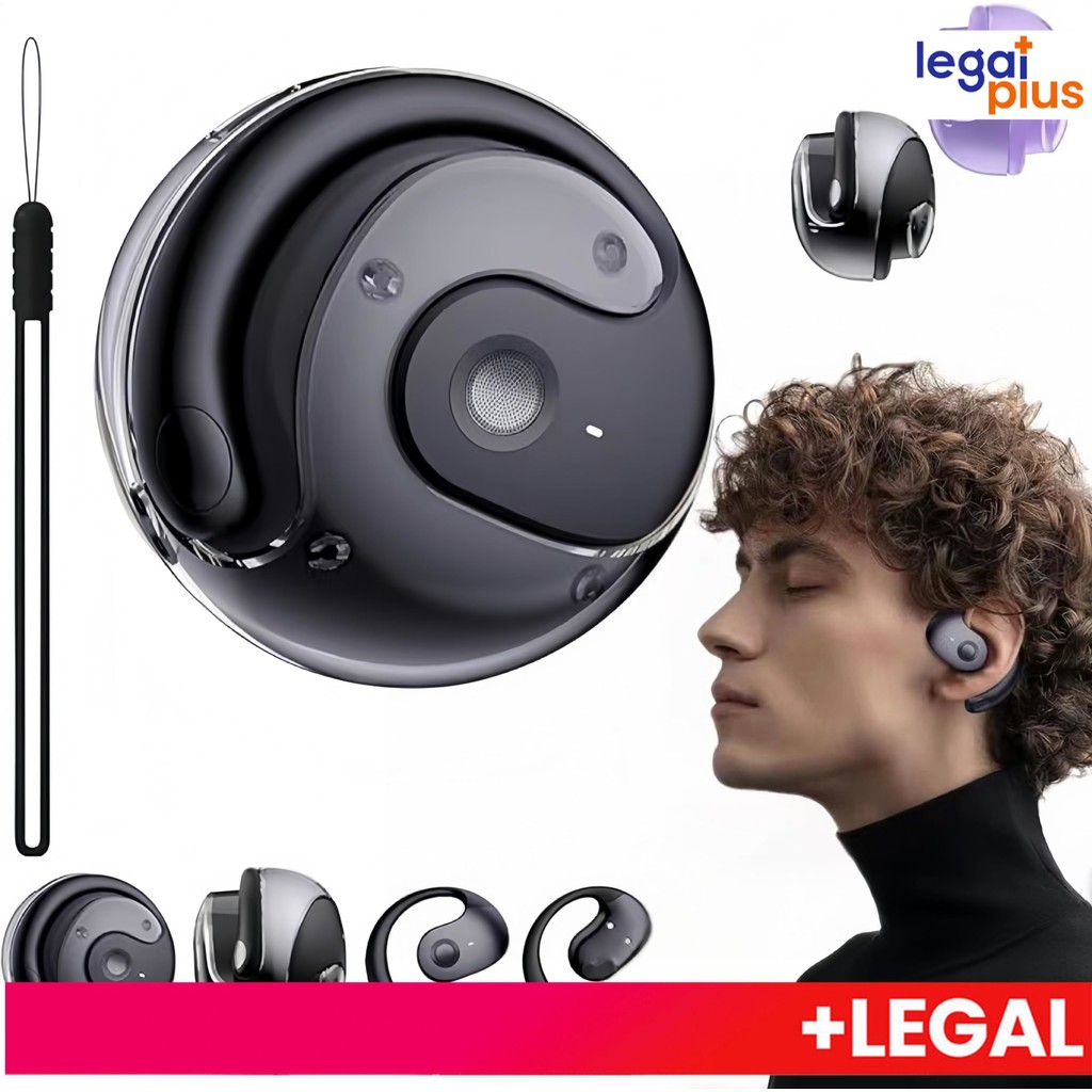 Fone de ouvido Bluetooth Sem fio TWS Ergonômico Suporte Orelha Pendurada Anti-queda em Oferta na Shopee