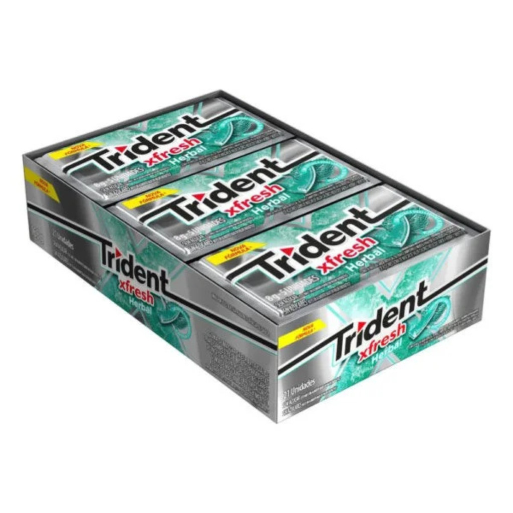 Chiclete Trident Herbal Fresh c/21 Un
