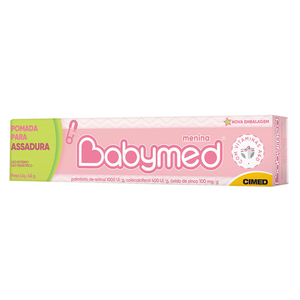 Babymed Menina Pomada Contra Assadura com 45g - Health