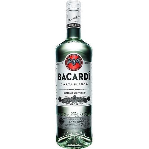 RUM BACARDI CARTA BLANCA 980ML - Food & Beverages