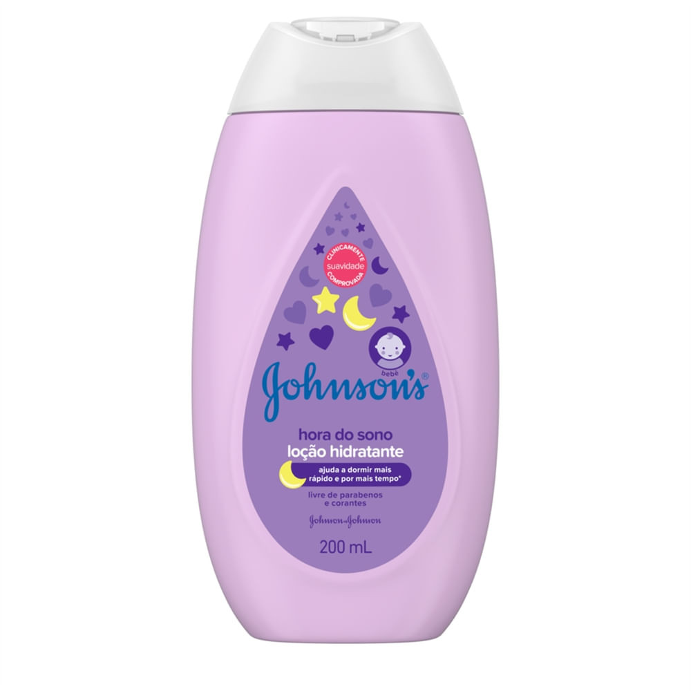 Loção Hidratante Johnson's Baby Hora do Sono 200ml - Mom & Baby